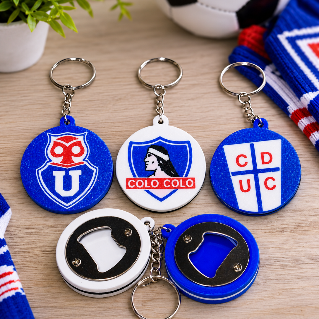 Llaveros personalizados de equipos de fútbol