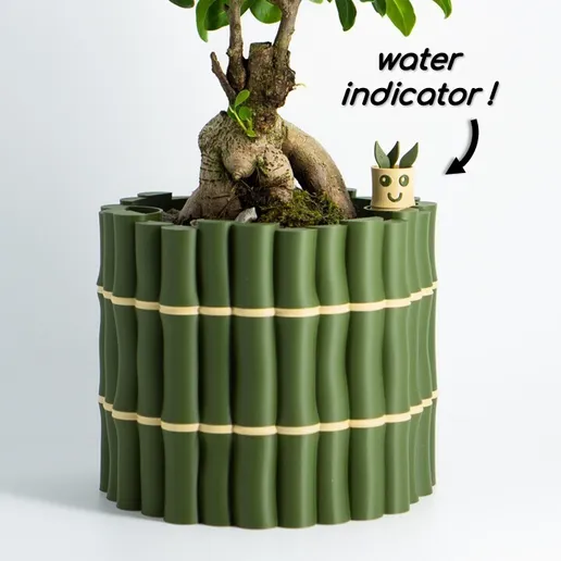 Macetero Autoriego E Indicador Nivel De Agua